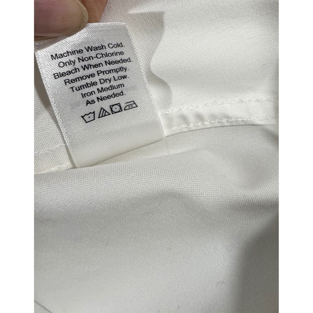 Coldwater Creek Womens Size 2X White Embroidered 100% Cotton Button Down Shirt - Picture 8 of 9